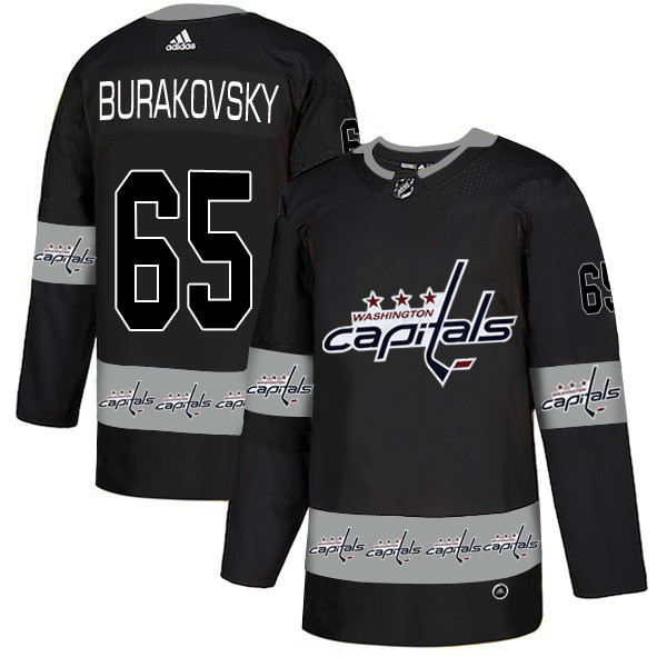 Capitals 65 Andre Burakovsky Black Team Logos Fashion Adidas Jersey Capitals 65 Andre Burakovsky Black Team Logos Fashion Adidas Jersey