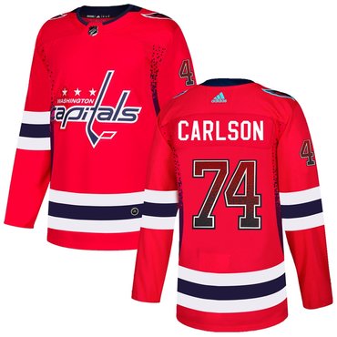 Capitals 74 John Carlson Red Drift Fashion Adidas Jersey Capitals 74 John Carlson Red Drift Fashion Adidas Jersey