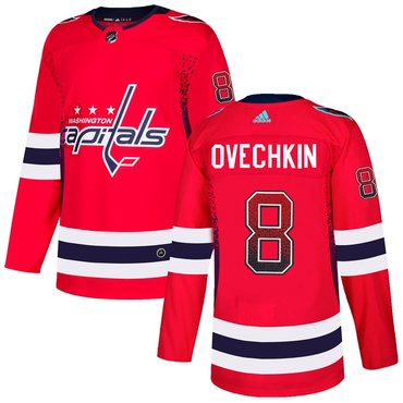 Capitals 8 Alex Ovechkin Red Drift Fashion Adidas Jersey Capitals 8 Alex Ovechkin Red Drift Fashion Adidas Jersey