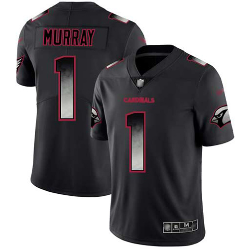 Cardinals #1 Kyler Murray Black Men's Stitched Football Vapor Untouchable Limited Smoke Fashion Jersey Cardinals #1 Kyler Murray Black Men's Stitched Football Vapor Untouchable Limited Smoke Fashion Jersey