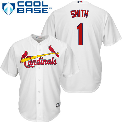 Cardinals #1 Ozzie Smith White Cool Base Stitched Youth MLB Jersey Cardinals #1 Ozzie Smith White Cool Base Stitched Youth MLB Jersey