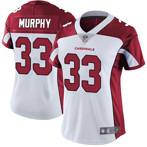 Cardinals #33 Byron Murphy White Women's Stitched Football Vapor Untouchable Limited Jersey Cardinals #33 Byron Murphy White Women's Stitched Football Vapor Untouchable Limited Jersey