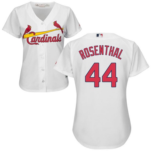 Cardinals #44 Trevor Rosenthal White Home Women's Stitched MLB Jersey