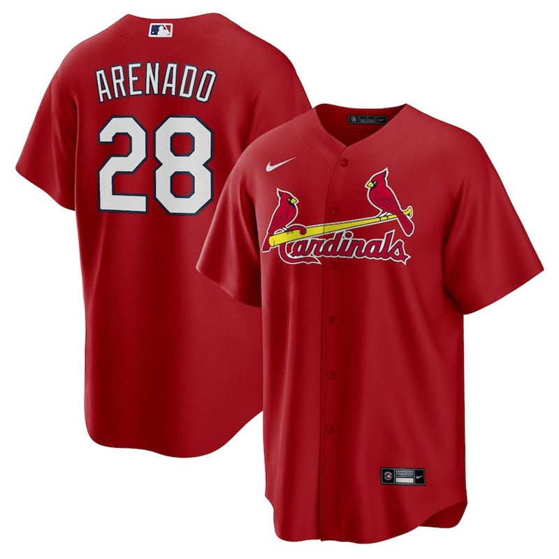 Cardinals 28 Nolan Arenado Red Nike Cool Base Jersey Cardinals 28 Nolan Arenado Red Nike Cool Base Jersey