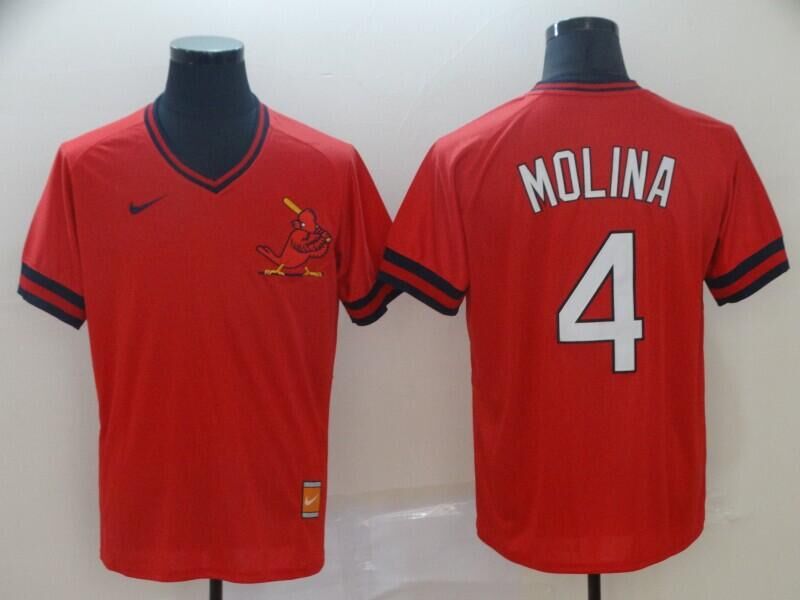 Cardinals 4# Yadier Molina Red  Jersey