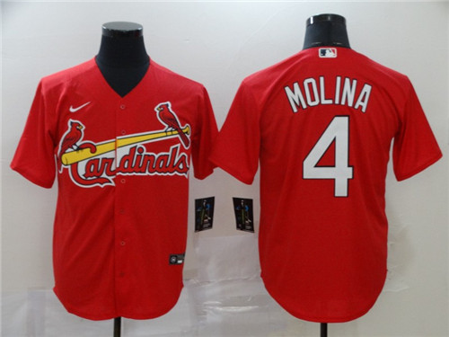Cardinals 4 Yadier Molina Red 2020 Nike Cool Base Jersey Cardinals 4 Yadier Molina Red 2020 Nike Cool Base Jersey