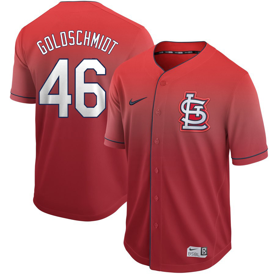 Cardinals 46 Paul Goldschmidt Red Drift Fashion Jersey