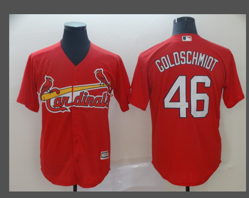 Cardinals 46 Paul Goldschmidt Red Flexbase Jersey