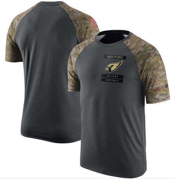 Cardinals Anthracite Salute to Service Men's Short Sleeve T-Shirt Cardinals Anthracite Salute to Service Men's Short Sleeve T-Shirt
