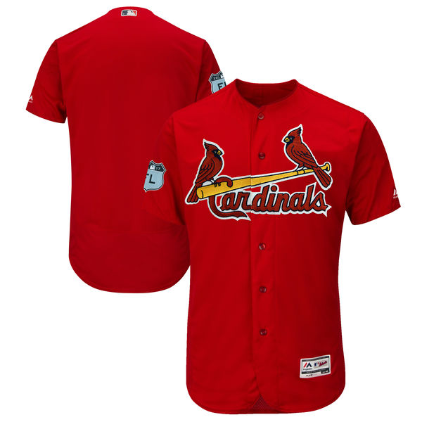 Cardinals Blank Red 2017 Spring Training Flexbase Jersey