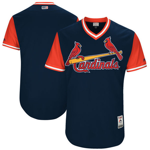 Cardinals Majestic Navy 2017 Players Weekend Team Jersey