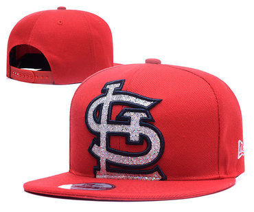 Cardinals Sequins Logo Red Adjustable Hat YD