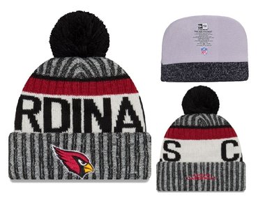 Cardinals Team Logo Black Knit Hat YD