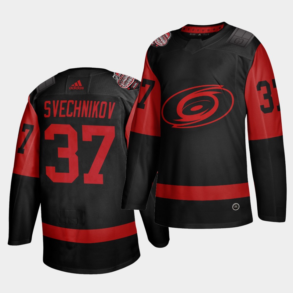 Carolina Hurricanes #37 Andrei Svechnikov Black Men's 2021 Stadium Series Outdoor Game Jersey Carolina Hurricanes #37 Andrei Svechnikov Black Men's 2021 Stadium Series Outdoor Game Jersey