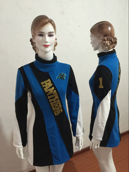 Carolina Panthers #1 Cam Newton NFL Player New Womens Windbreaker