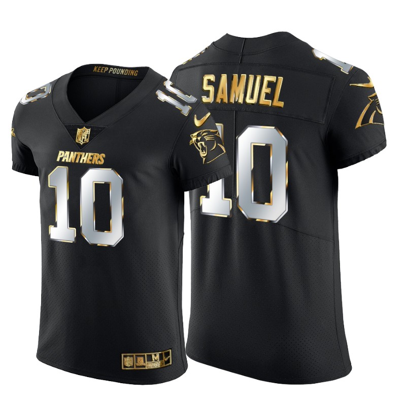 Carolina Panthers #10 Curtis Samuel Men's Nike Black Edition Vapor Untouchable Elite NFL Jersey Carolina Panthers #10 Curtis Samuel Men's Nike Black Edition Vapor Untouchable Elite NFL Jersey