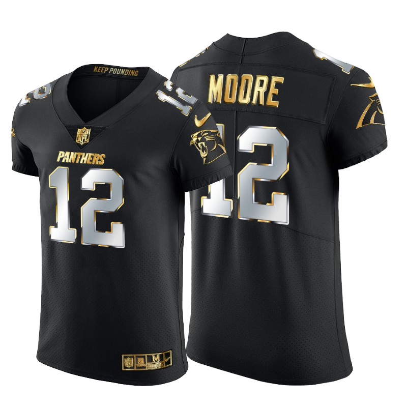 Carolina Panthers #12 DJ Moore Men's Nike Black Edition Vapor Untouchable Elite NFL Jersey Carolina Panthers #12 DJ Moore Men's Nike Black Edition Vapor Untouchable Elite NFL Jersey