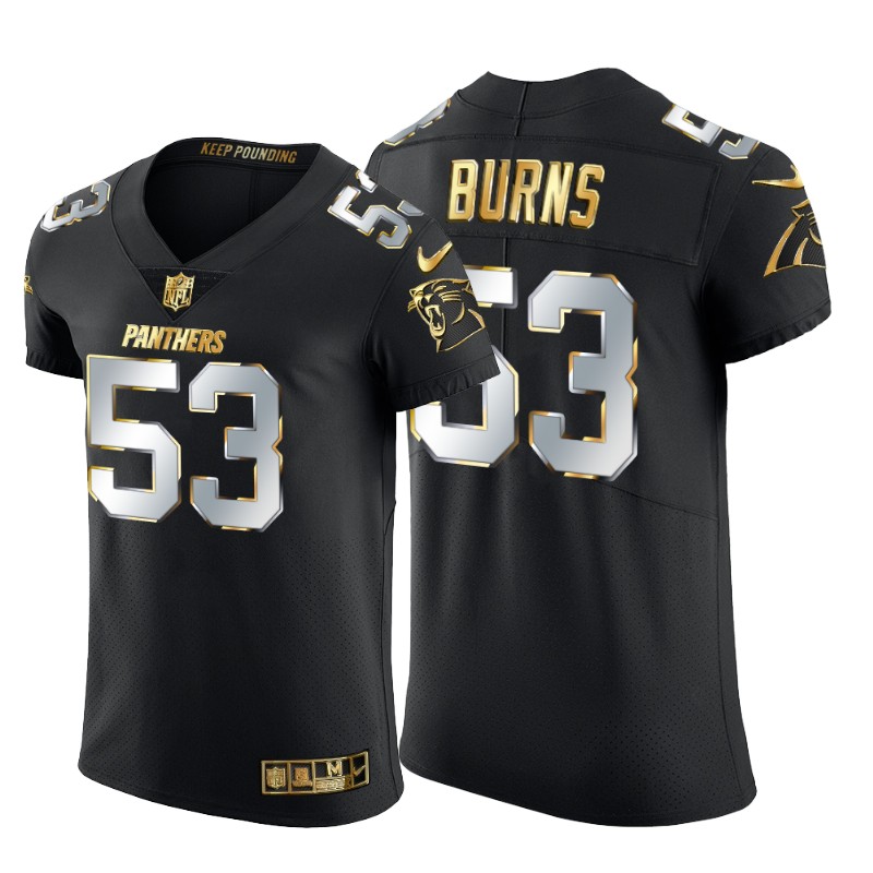 Carolina Panthers #53 Brian Burns Men's Nike Black Edition Vapor Untouchable Elite NFL Jersey Carolina Panthers #53 Brian Burns Men's Nike Black Edition Vapor Untouchable Elite NFL Jersey