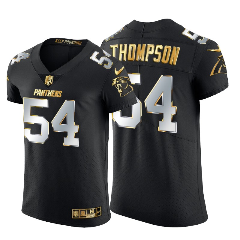 Carolina Panthers #54 Shaq Thompson Men's Nike Black Edition Vapor Untouchable Elite NFL Jersey Carolina Panthers #54 Shaq Thompson Men's Nike Black Edition Vapor Untouchable Elite NFL Jersey