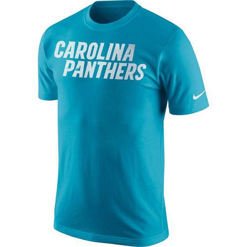 Carolina Panthers Blue Wordmark T-Shirt Carolina Panthers Blue Wordmark T-Shirt