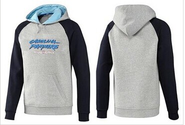 Carolina Panthers Critical Victory Pullover Hoodie Light Grey Blue