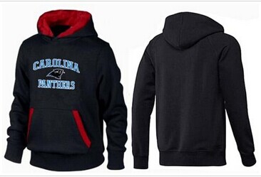 Carolina Panthers Heart & Soul Pullover Hoodie Black & Red