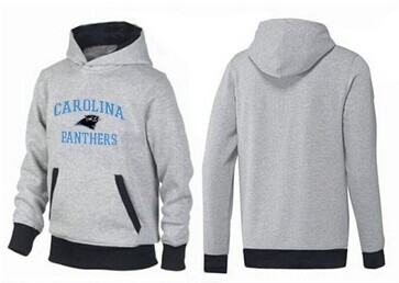 Carolina Panthers Heart & Soul Pullover Hoodie Grey & Black