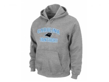 Carolina Panthers Heart & Soul Pullover Hoodie Grey Carolina Panthers Heart & Soul Pullover Hoodie Grey