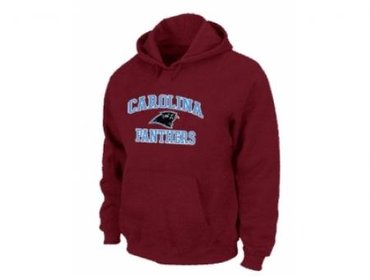 Carolina Panthers Heart & Soul Pullover Hoodie Red Carolina Panthers Heart & Soul Pullover Hoodie Red