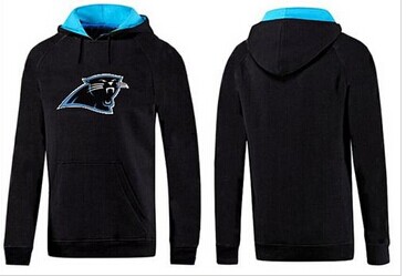 Carolina Panthers Logo Pullover Hoodie Black & Blue