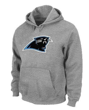 Carolina Panthers Logo Pullover Hoodie Grey Carolina Panthers Logo Pullover Hoodie Grey