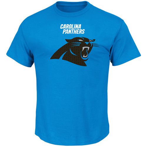 Carolina Panthers Majestic Critical Victory T-Shirt Blue Carolina Panthers Majestic Critical Victory T-Shirt Blue