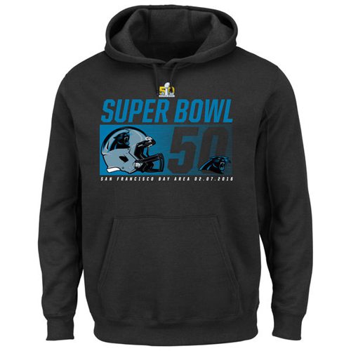 Carolina Panthers Majestic Super Bowl 50 Bound On Our Way Pullover Hoodie Black Carolina Panthers Majestic Super Bowl 50 Bound On Our Way Pullover Hoodie Black