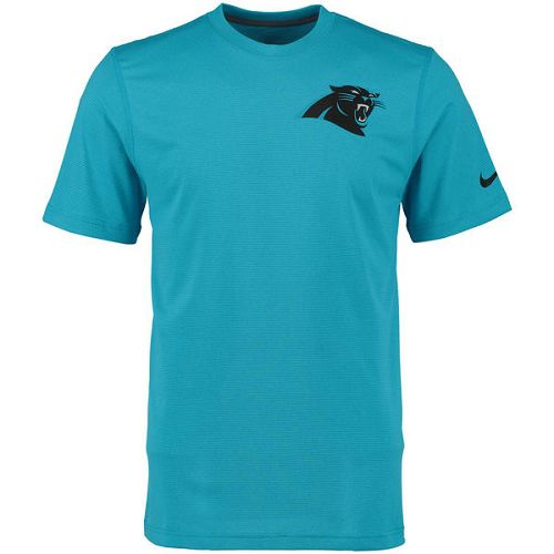 Carolina Panthers Nike Blue Stadium Touch Performance T-Shirt Carolina Panthers Nike Blue Stadium Touch Performance T-Shirt
