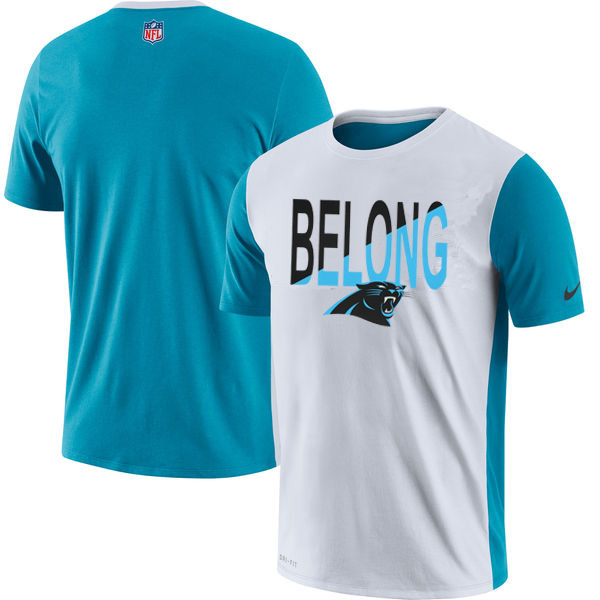 Carolina Panthers Nike Performance T-Shirt White Carolina Panthers Nike Performance T-Shirt White