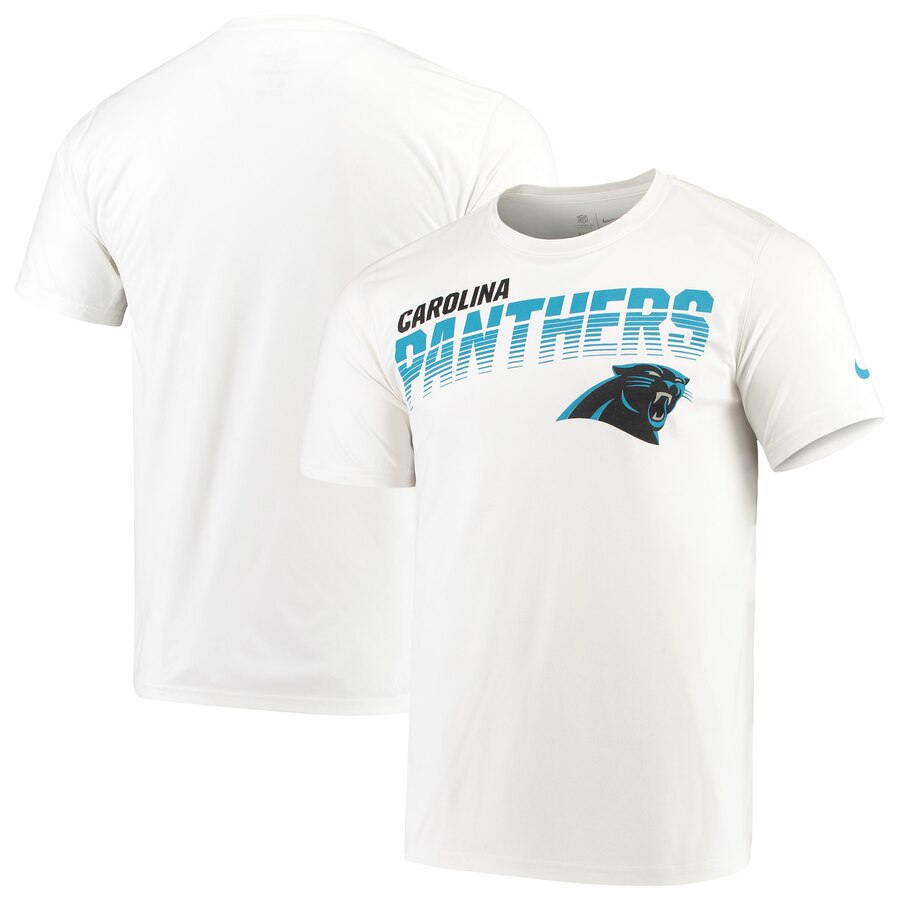 Carolina Panthers Nike Sideline Line Of Scrimmage Legend Performance T-Shirt White Carolina Panthers Nike Sideline Line Of Scrimmage Legend Performance T-Shirt White
