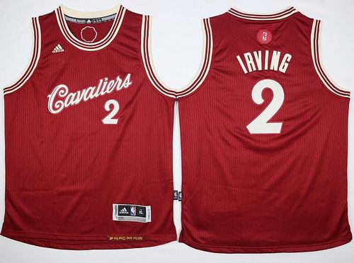 Cavaliers #2 Kyrie Irving Red 2015-2016 Christmas Day Stitched Youth NBA jersey