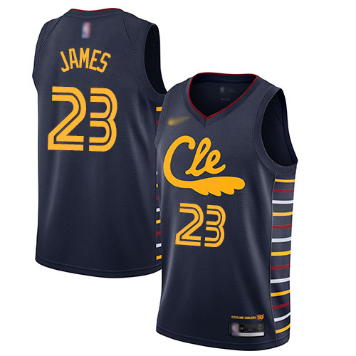 Cavaliers #23 LeBron James Navy Basketball Swingman City Edition 2019 20 Jersey Cavaliers #23 LeBron James Navy Basketball Swingman City Edition 2019 20 Jersey