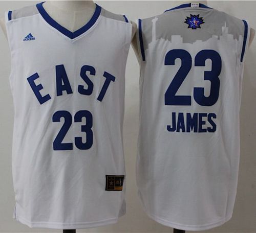 Cavaliers #23 LeBron James White 2016 All Star Stitched NBA Jersey