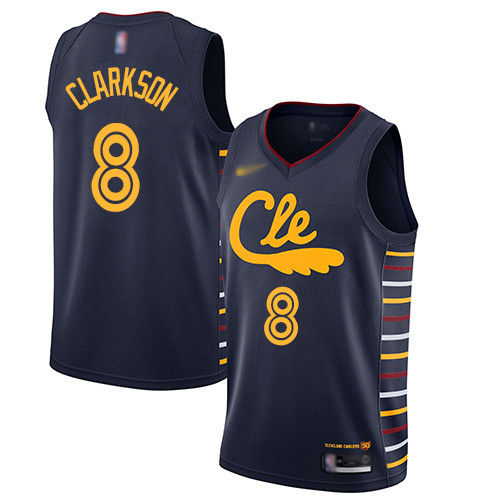 Cavaliers #8 Jordan Clarkson Navy Basketball Swingman City Edition 2019 20 Jersey Cavaliers #8 Jordan Clarkson Navy Basketball Swingman City Edition 2019 20 Jersey