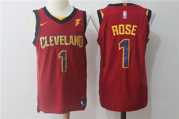 Cavaliers 1 Derrick Rose Red Nike Jersey