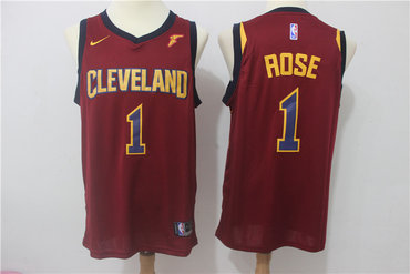 Cavaliers 1 Derrick Rose Red Nike Swingman Jersey