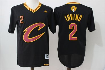 Cavaliers 2 Kyrie Irving Black Pride 2017 NBA Finals Swingman Jersey