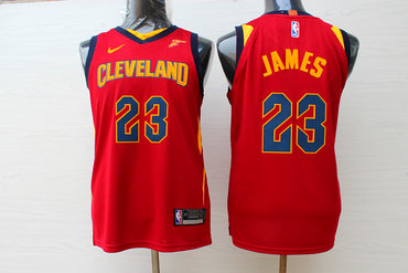 Cavaliers 23 LeBron James Red Youth Nike Replica Jersey