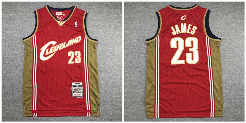 Cavaliers 23 Lebron James Red 2003-04 Hardwood Classics Jersey Cavaliers 23 Lebron James Red 2003-04 Hardwood Classics Jersey