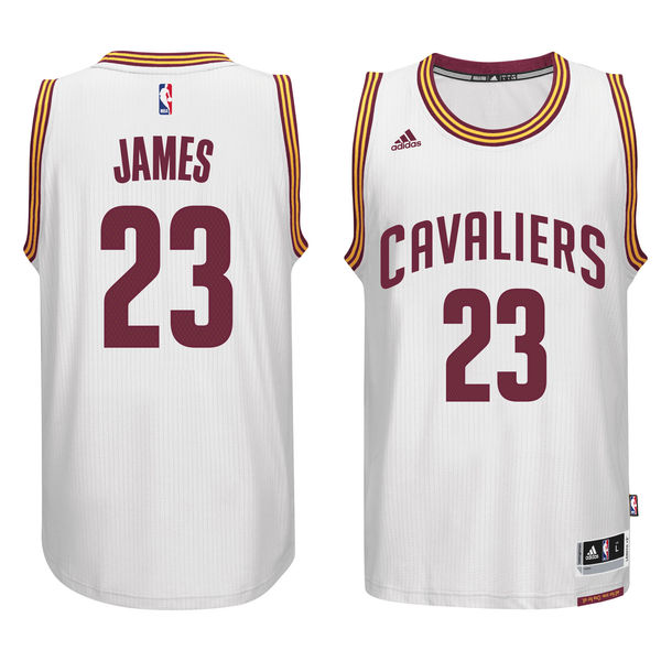 Cavaliers 23 Lebron James White Home Swingman Jersey