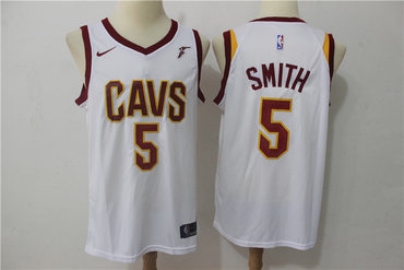 Cavaliers 5 J.R. Smith White Nike Swingman Jersey Cavaliers 5 J.R. Smith White Nike Swingman Jersey