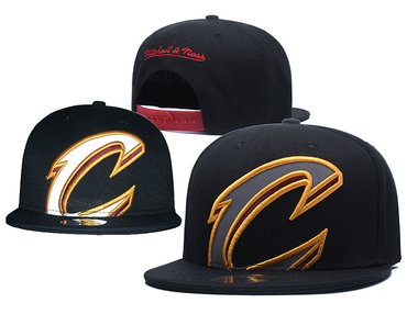 Cavaliers Big Logo Black Reflective Snapback Adjustable Hat GS