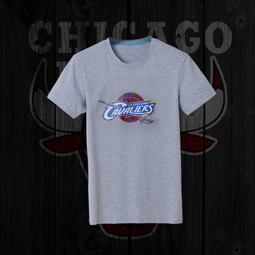 Cavaliers Fresh Logo Grey Men's Short Sleeve T-Shirt Cavaliers Fresh Logo Grey Men's Short Sleeve T-Shirt