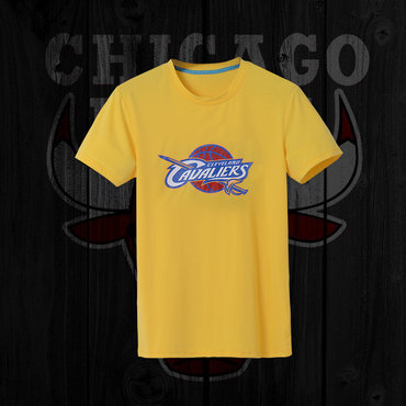 Cavaliers Fresh Logo Yellow Men's Short Sleeve T-Shirt Cavaliers Fresh Logo Yellow Men's Short Sleeve T-Shirt
